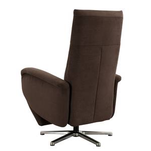 Fauteuil relax Nesebar II Tissu Olea: Espresso - Fonction relaxation - Sans aide au redressement - Réglage électrique : 2 moteurs avec câble