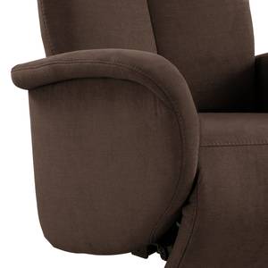 Fauteuil relax Nesebar II Tissu Olea: Espresso - Fonction relaxation - Sans aide au redressement - Réglage électrique : 2 moteurs avec câble