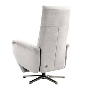 Fauteuil relax Nesebar II Tissu Olea: Argenté - Fonction relaxation - Avec aide au redressement - Réglage électrique : 2 moteurs avec batterie