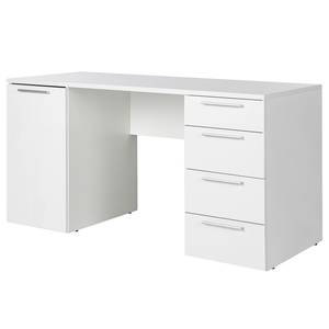 Bureau Lenora wit/zilverkleurig