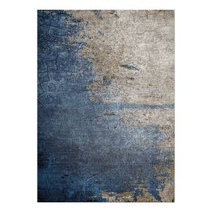 Kurzflorteppich Concours I Polyester - Grau / Blau - 200 x 295 cm