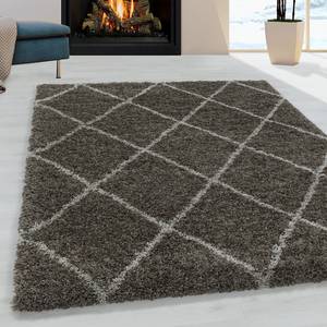 Tapis épais Kamara I Polypropylène - Marron - 120 x 170 cm