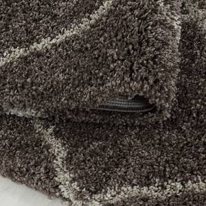 Hoogpolig vloerkleed Kamara I polypropeen - Bruin - 160 x 230 cm