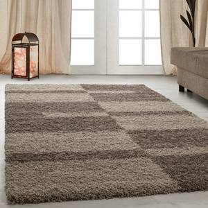 Tapis épais Fornax Polypropylène - Gris / Beige - 120 x 170 cm