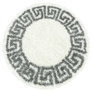 Hochflorteppich Koba I Polypropylen - Weiß - Durchmesser: 200 cm