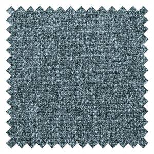 Canapé d’angle Estufa Tissage à plat - Tissu Amra: Bleu gris - Méridienne courte à gauche (vue de face) - Sans fonction couchage