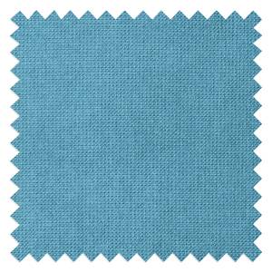 Divano angolare Ford Point Tessuto piatto - Tessuto Palila: blu chiaro - Penisola preimpostata a sinistra - Funzione letto