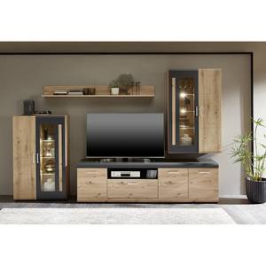 Ensemble meubles TV Sirma (4 éléments) Avec inclus - Imitation chêne Artisan