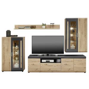 Ensemble meubles TV Sirma (4 éléments) Avec inclus - Imitation chêne Artisan