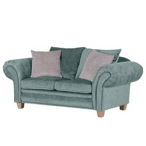 Sofa Salvator (2-Sitzer) Blau - Textil - Holz teilmassiv - 190 x 81 x 91 cm