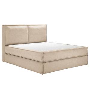 Letto boxspring Kinx Tessuto KINX: beige - 180 x 200cm - H3 - 130 cm