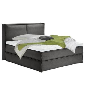 Premium Boxspringbett KINX Stoff KINX: Anthrazit - 200 x 200cm - H3 - 130 cm