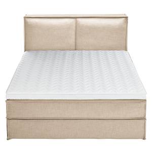 Lit boxspring Kinx Tissu KINX : Beige - 140 x 200cm - D3 medium - 130 cm