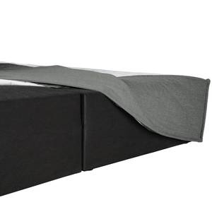 Premium boxspring KINX Velours Vaia: Grijs - 160 x 200cm - H3 medium - 130cm