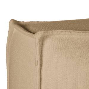 Premium boxspring KINX Gerecycleerde structuurstof Gesa: Beige - 140 x 200cm - H3 medium - 130cm