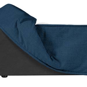 Lit boxspring Kinx Velours Vaia: Bleu foncé - 180 x 200cm - D2 souple - 130 cm