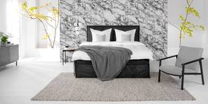 Lit boxspring Kinx Microfibre Kiani: Noir - 180 x 200cm - D2 souple - 130 cm