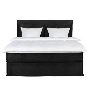 Lit boxspring Kinx Microfibre Kiani: Noir - 180 x 200cm - D2 souple - 130 cm