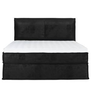 Lit boxspring Kinx Microfibre Kiani: Noir - 180 x 200cm - D2 souple - 130 cm