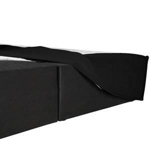 Lit boxspring Kinx Microfibre Kiani: Noir - 180 x 200cm - D2 souple - 130 cm