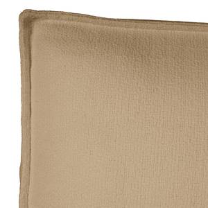 Premium Boxspringbett KINX Recycelter Strukturstoff Gesa: Beige - 140 x 200cm - H2 - 130 cm