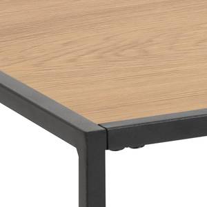 Tavolino da salotto Coogee V Nero - Marrone - Materiale a base lignea - Metallo - 110 x 40 x 60 cm