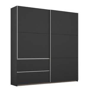 Armoire à portes coulissantes Sevilla I Gris - Largeur : 175 cm - Argenté