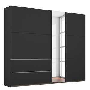 Schwebetürenschrank Sevilla II Grau - Breite: 218 cm - Silber