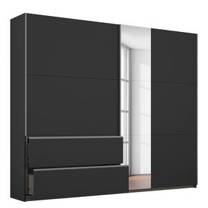 Schwebetürenschrank Sevilla II Grau - Breite: 218 cm - Silber