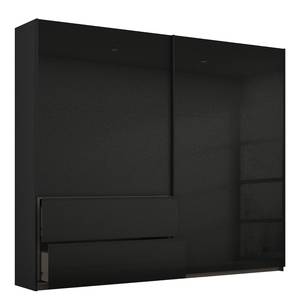 Schwebetürenschrank Sevilla II Hochglanz Grau - Breite: 218 cm - Grau