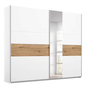 Schwebetürenschrank Korbach Eiche Artisan Dekor / Weiß - Breite: 218 cm - Classic