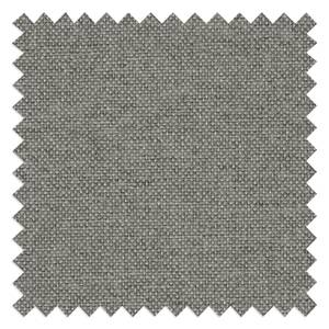 Canapé d’angle Palos Tissu Flutra: Gris clair - Méridienne longue à droite (vue de face)