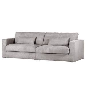 Bigsofa Izumo Cordstoff Coco: Hellgrau - Tiefe: 100 cm