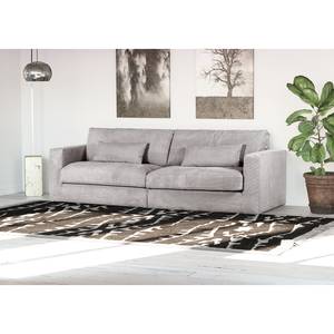 Bigsofa Izumo Cordstoff Coco: Hellgrau - Tiefe: 100 cm