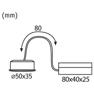 Spot encastrable Funny Polycarbonate - 1 ampoule