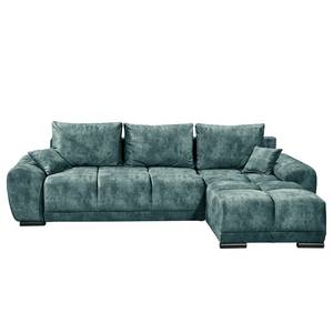 Ecksofa Westwell (mit Schlaffunktion) Microfaser Inga: Rauchblau