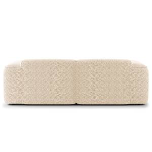 Divano a 2 posti HUDSON Bouclé Tessuto Bony: beige