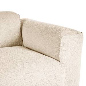 2-Sitzer Sofa HUDSON Bouclé Stoff Bony: Beige