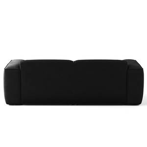 2-Sitzer Sofa HUDSON Microfaser Teda: Schwarz