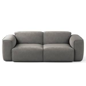 2-Sitzer Sofa HUDSON Microfaser Teda: Grau