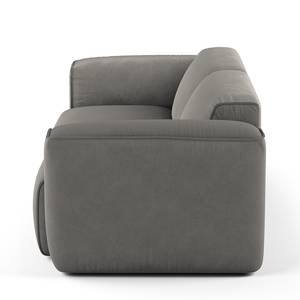 2-Sitzer Sofa HUDSON Microfaser Teda: Grau