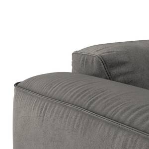 2-Sitzer Sofa HUDSON Microfaser Teda: Grau