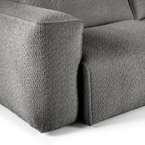 3-Sitzer Sofa HUDSON Bouclé Stoff Bony: Grau