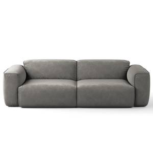 3-Sitzer Sofa HUDSON Microfaser Teda: Grau