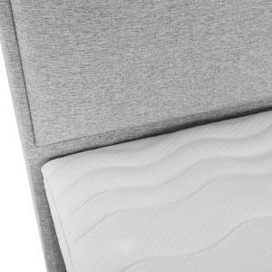 Lit boxspring Paule Gris lumineux - 160 x 200cm