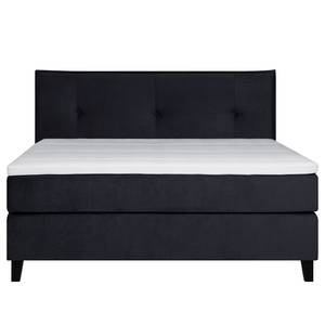 Boxspringbett Langfort Schwarz - 160 x 210cm