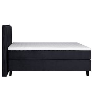 Boxspringbett Langfort Schwarz - 160 x 210cm