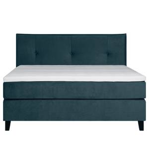 Boxspring Langfort Petrolblauw - 160 x 210cm