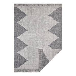 Tapis réversible Diona Polypropylène - Gris - 80 x 150 cm