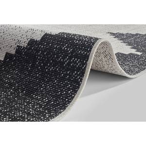 Tapis réversible Diona Polypropylène - Noir - 80 x 150 cm